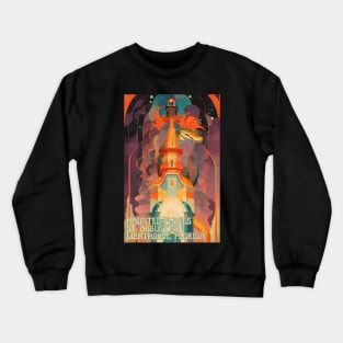 Haunted Places St. Augustine Lighthouse Florida Crewneck Sweatshirt